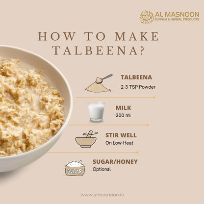 AL MASNOON Talbina with Dry Fruit 500g (pack of 1) / A sunnah & healthy diet porridge for all age group